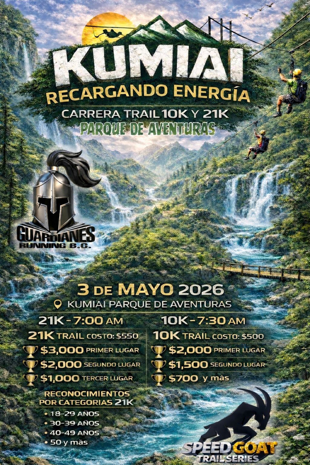 KUMIAI RECARGANDO ENERGÍA TRAIL 10K Y 21K